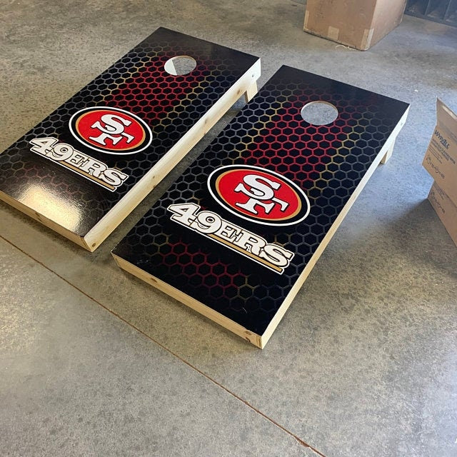 Adesivo Personalizado para Tabelas de Cornhole com Arte Líquida