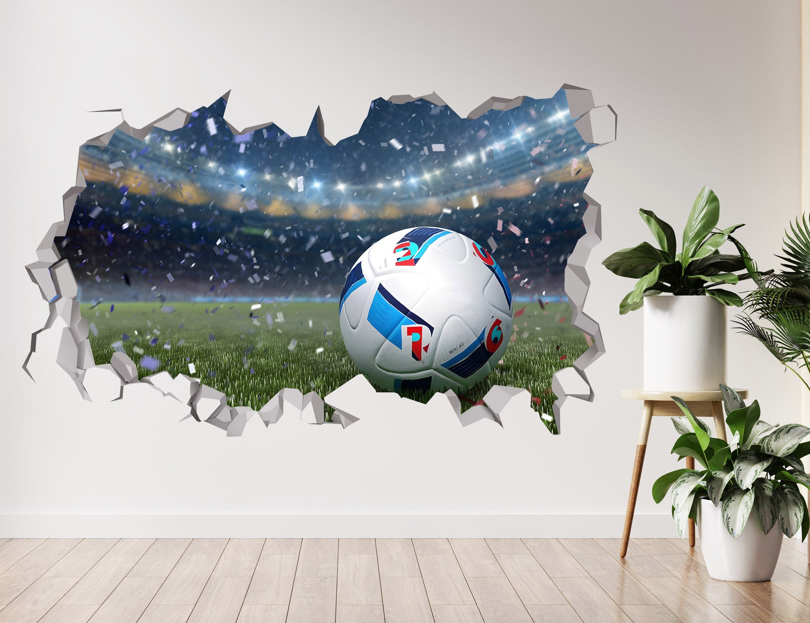 Soccer Wall Decal - Soccer Wall Art - Soccer Wall Decor for Kids Room - Soccer Poster - Soccer Stickers - Soccer Goal Decal - Kids Decor