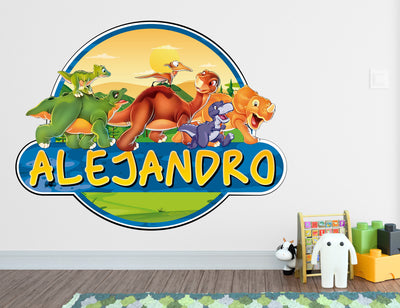 Dinosaur Wall Decal for Baby Room - Kids Wall Sticker - Dino Wall Decor Art Peel & Stick - Dinosaurs Wall Decals for Boys Bedroom Vinyl 3D