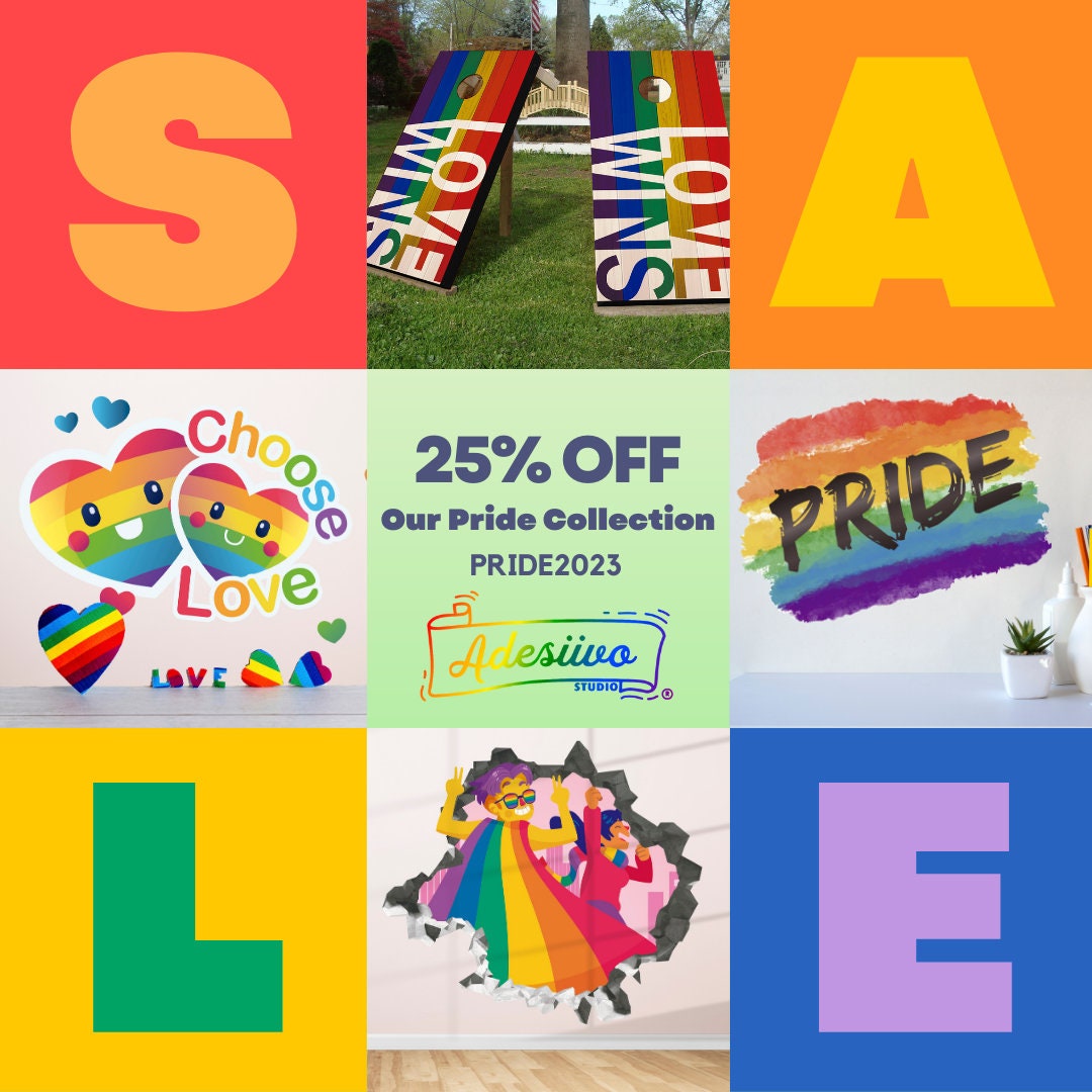 Celebration of Pride March Wall Decal - LGBTQ+ Parade Wall Decor